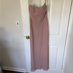 Elegant Pink Sleeveless Dress - Perfect for bridesmaids dress !